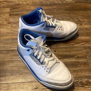 Jordan 3 - White and Blue